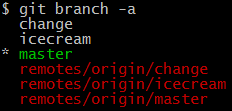 git branch -a